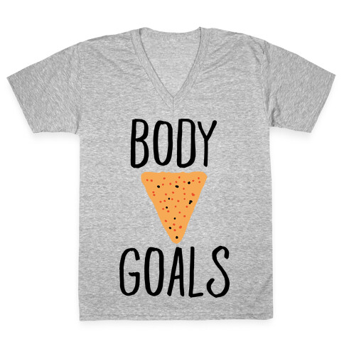 Body Goals V-Neck Tee Shirt