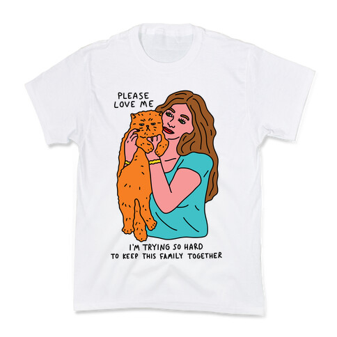 Please Love Me Cat Kids T-Shirt