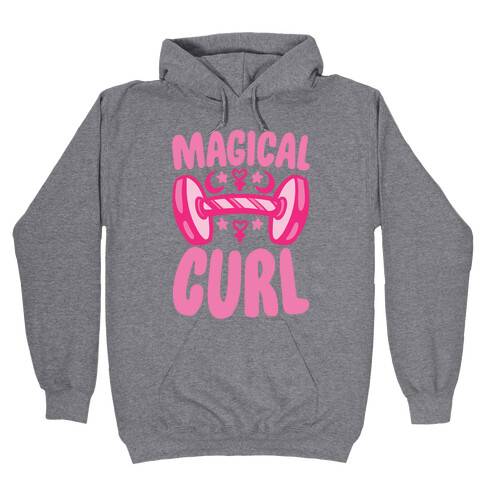 Magical Curl Parody Hooded Sweatshirt