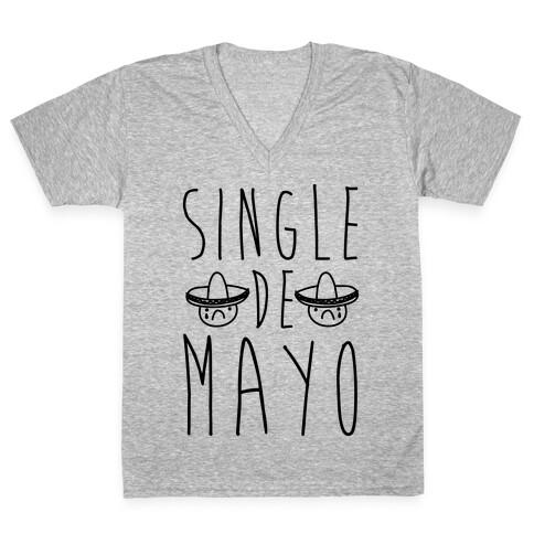 Single De Mayo V-Neck Tee Shirt