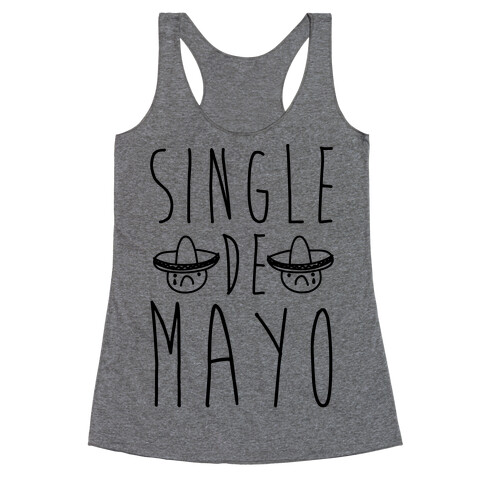 Single De Mayo Racerback Tank Top