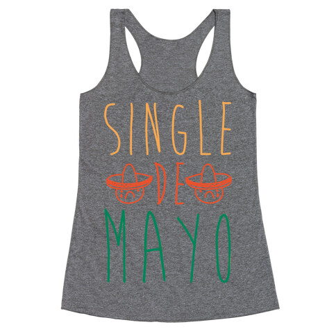 Single De Mayo Racerback Tank Top