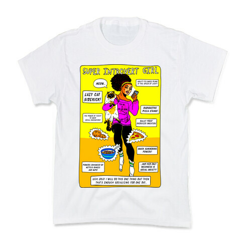 Super Introvert Girl Kids T-Shirt