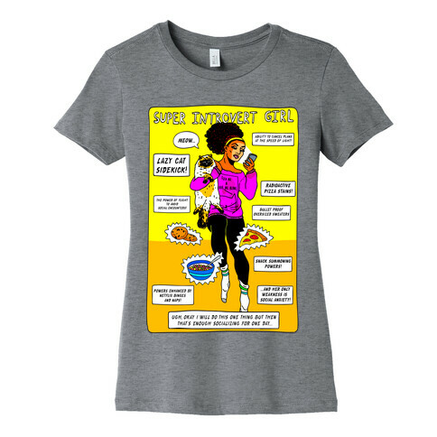 Super Introvert Girl Womens T-Shirt