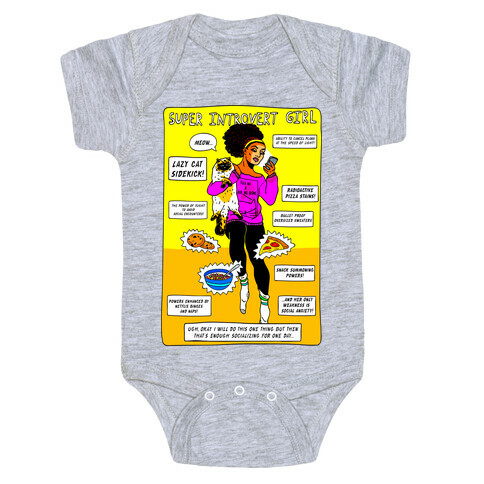 Super Introvert Girl Baby One-Piece