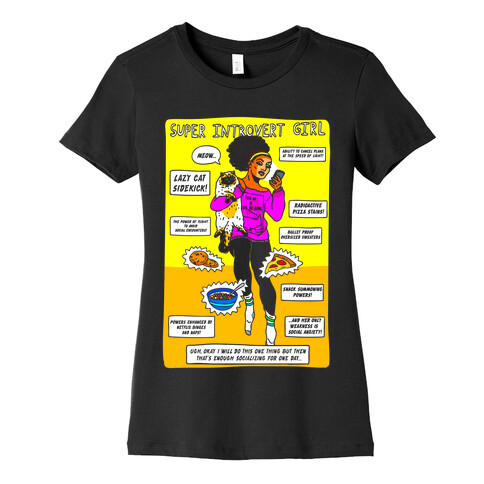 Super Introvert Girl Womens T-Shirt