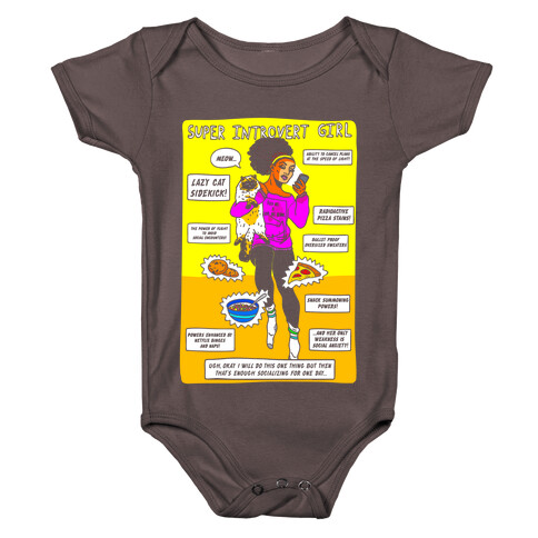 Super Introvert Girl Baby One-Piece