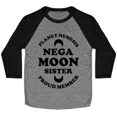 Planet Nemesis Negamoon Sister Baseball Tee