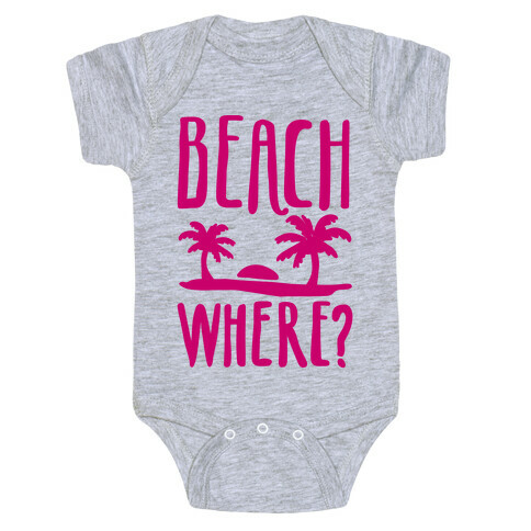 Beach Where? Baby One-Piece