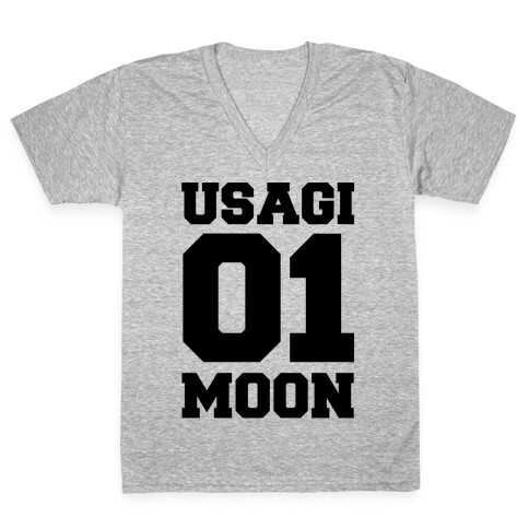 Usagi: 01 Moon V-Neck Tee Shirt