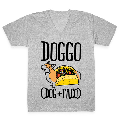 Doggo V-Neck Tee Shirt