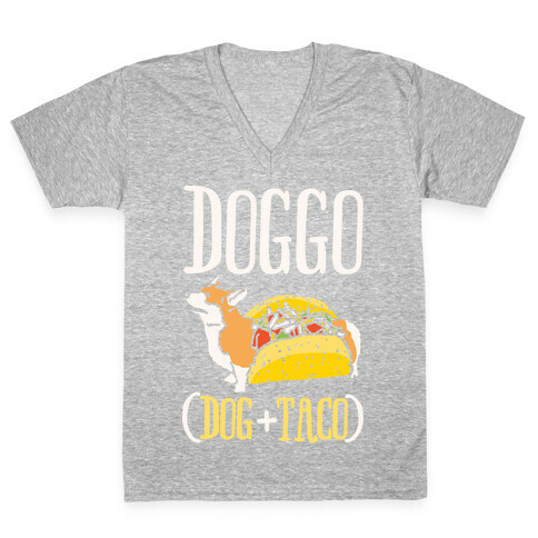 Doggo V-Neck Tee Shirt