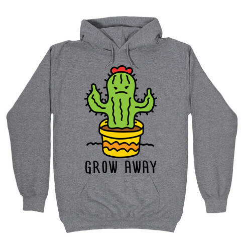 Grow Away Cactus Hooded Sweatshirt