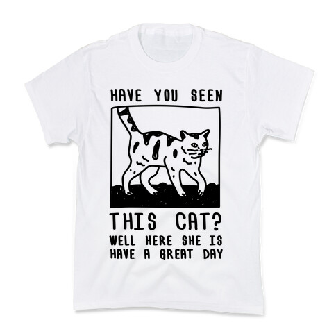 Have You Seen This Cat Kids T-Shirt