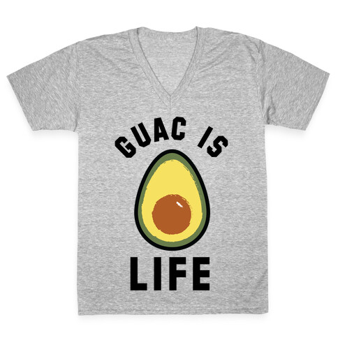 Guac is Life V-Neck Tee Shirt