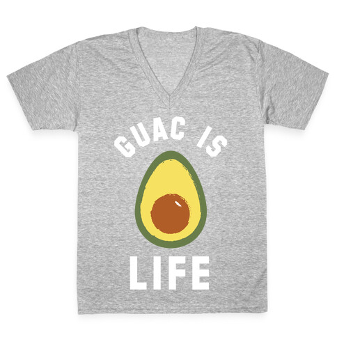 Guac is Life V-Neck Tee Shirt