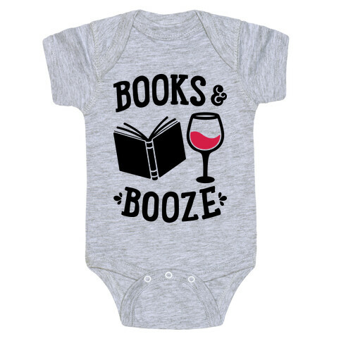 Books & Booze Baby One-Piece