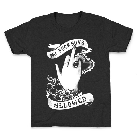 No F***boys Allowed Kids T-Shirt