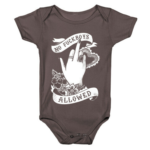 No F***boys Allowed Baby One-Piece