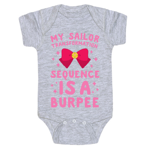 My Sailor Transformation Sequence is a Burpee Baby One-Piece
