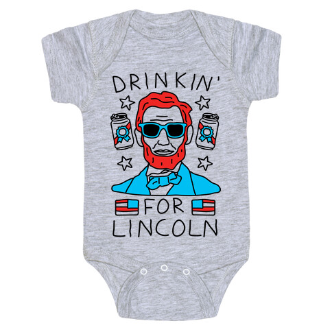 Drinkin' For Lincoln Baby One-Piece