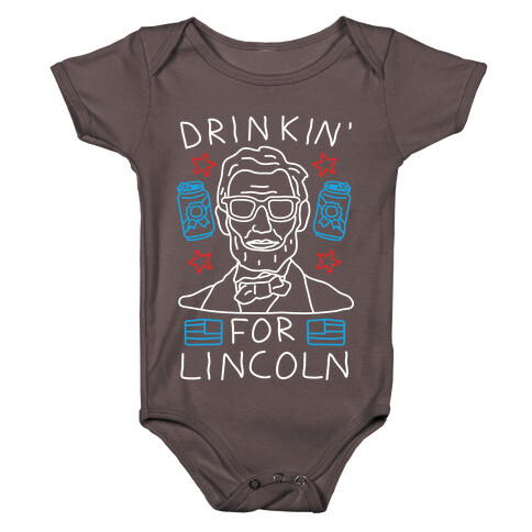 Drinkin' For Lincoln Baby One-Piece