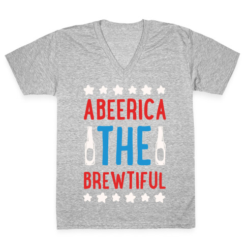 Abeerica The Brewtiful V-Neck Tee Shirt