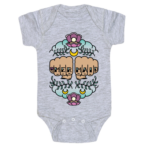 Mermaid Knuckles Baby One-Piece