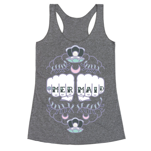 Mermaid Knuckles Racerback Tank Top