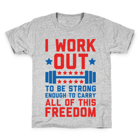 Carry All Of This Freedom Kids T-Shirt