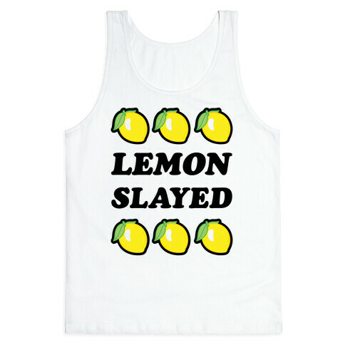 Lemon Slayed Parody Tank Top