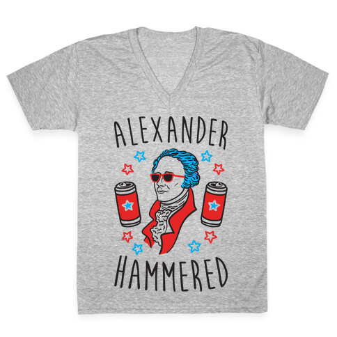 Alexander Hammered V-Neck Tee Shirt