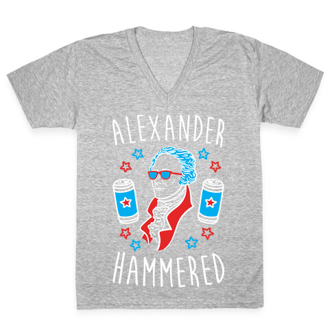 Alexander Hammered V-Neck Tee Shirt