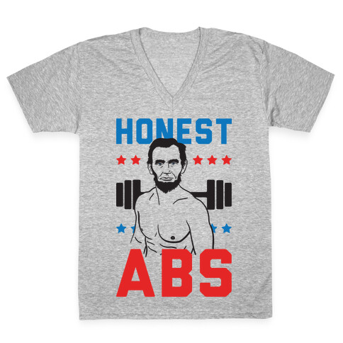 Honest Abs V-Neck Tee Shirt
