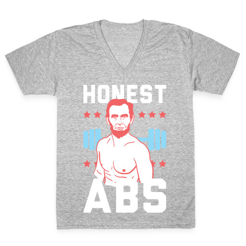 Honest Abs V-Neck Tee Shirt
