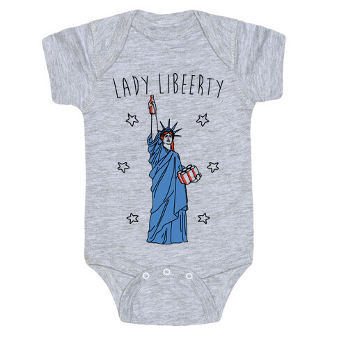 Lady Libeerty Baby One-Piece