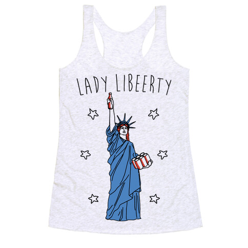 Lady Libeerty Racerback Tank Top