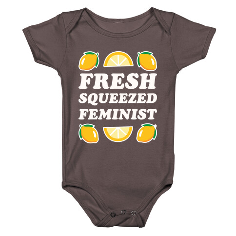 Fresh Squeezed Feminist Baby One-Piece