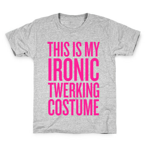 Ironic Twerking Costume Kids T-Shirt