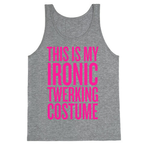 Ironic Twerking Costume Tank Top