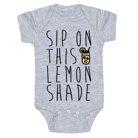 Sip On This Lemon Shade Baby One-Piece