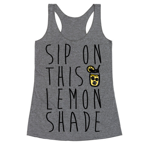 Sip On This Lemon Shade Racerback Tank Top