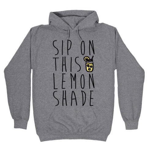 Sip On This Lemon Shade Hooded Sweatshirt