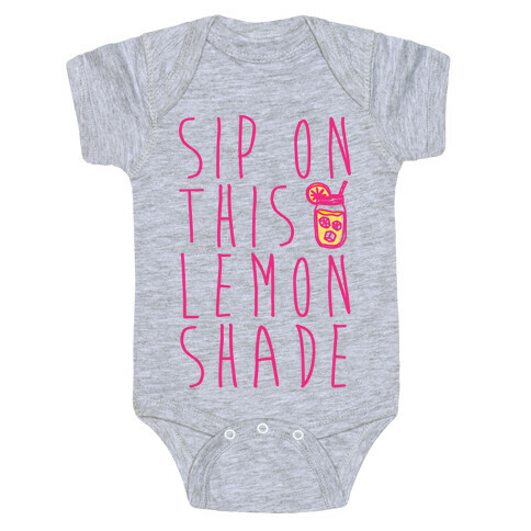 Sip On This Lemon Shade Baby One-Piece