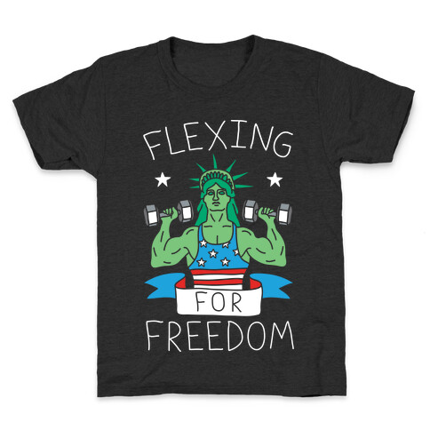 Flexing For Freedom Kids T-Shirt