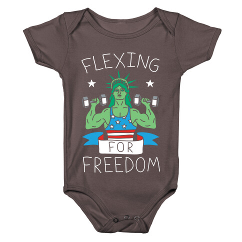 Flexing For Freedom Baby One-Piece