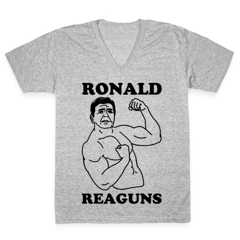 Ronald Reaguns V-Neck Tee Shirt