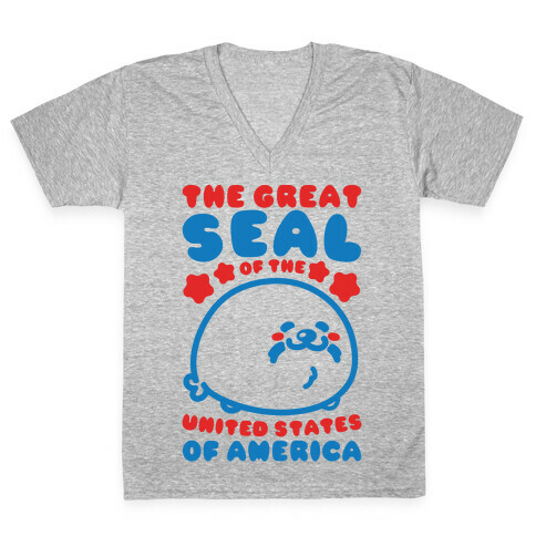 The Great Seal of The United States of America V-Neck Tee Shirt