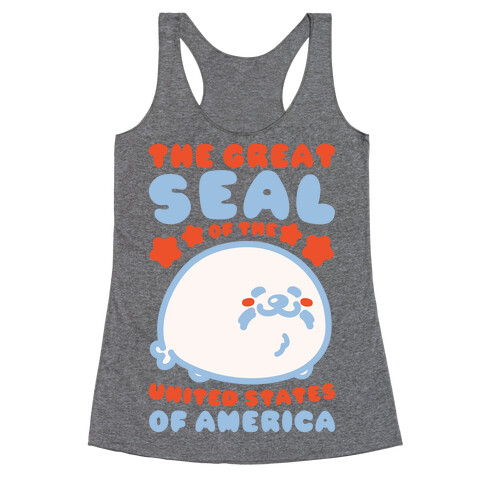 The Great Seal of The United States of America Racerback Tank Top