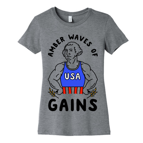 Amber Waves Of Gains Womens T-Shirt